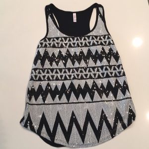 Xhilaration Sequin Tank